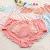 舒适透气孕妇全棉 打底裤 日系纯棉孕妇哺乳内裤 短裤