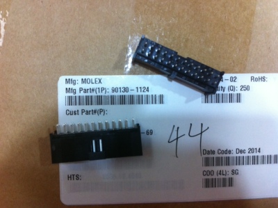 90130-1124 901301124 莫仕/molex 24P连接器板端 插头 进口原装