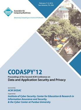 【预售】Codaspy 12 Proceedings of the Second ACM Conferen...