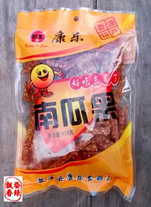 Wuyuan Specialty "Kangle" Бренд Пряный сухожили на тыквен/тыквенные фрукты (слегка пряный+кунжут) 450 грамм/сумка