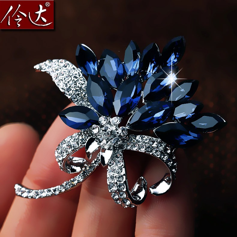 Broche femme LINGLADY en Zircon diamant - Ref 1170188 Image 1