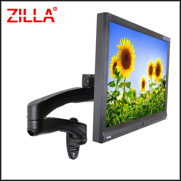 奇朗WMA-500工业墙壁挂液晶电脑显示器支架万向伸缩双屏/床上dell