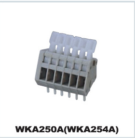 台湾町洋 PCB 弹簧直焊式接线端子WKA250A(WKA254A)