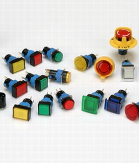 金宏19MM金属按钮 弧面螺丝型EJ16-231A  防水IP68  寿命100万次+