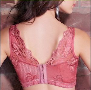 2件减10元大码全罩杯厚薄杯款五排扣背心式聚拢调整型收副乳文胸