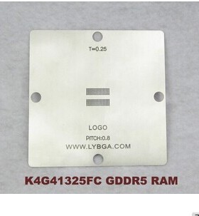 K4G41325FC GDDR5 RAM 直接加热钢网 芯片大小三种尺寸任选