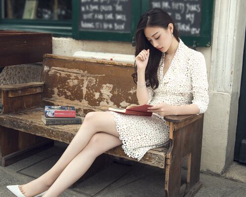 美女明星 倪妮 海报制作高清写真相纸印刷房间装饰挂画V10291A