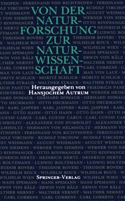 【预订】Von Der Naturforschung Zur Naturwiss...