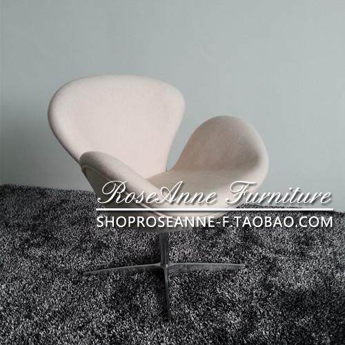 【ROSEANNE】工厂直销 Swan chair_天鹅椅 手工布艺 经典设计