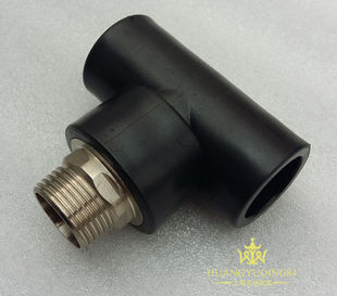 20-63mmPE外丝三通PE外牙三通 外螺纹三通 PE管件接头 PE水管配件