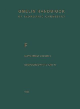 【预订】F Fluorine: Compounds with Oxygen an...