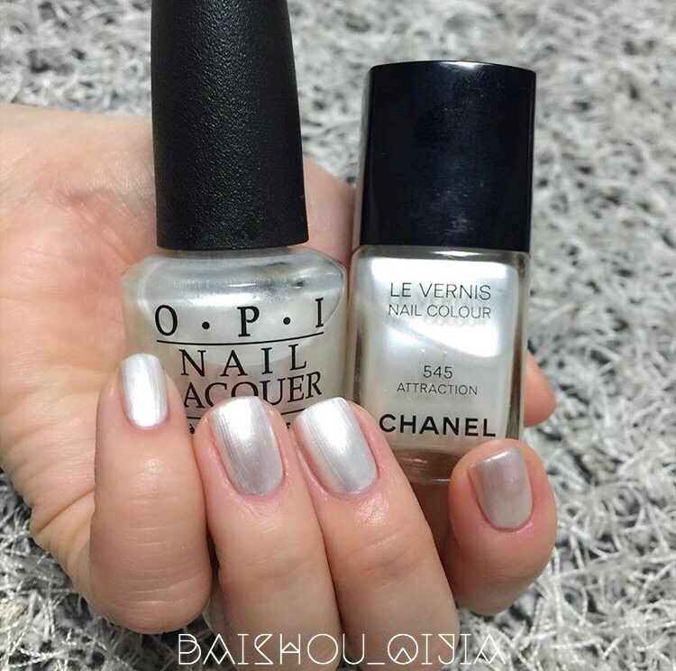 ÃÀ¹úÕýÆ· OPI Kyoto Pearl L03 15ml Ë¿ÈÞÕäÖé±´¿ÇÒø°×É« ´óS°®