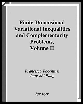 【预售】Finite-Dimensional Variational Inequalities and C