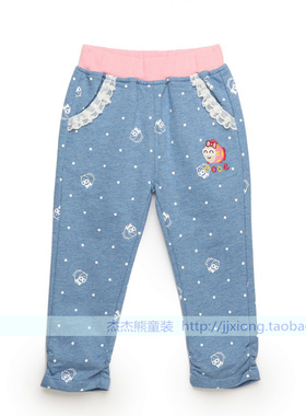 非常小鱼2015秋季童装35749女童休闲裤90-120满百包邮