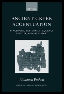 【预售】Ancient Greek Accentuation: Synchronic Patterns
