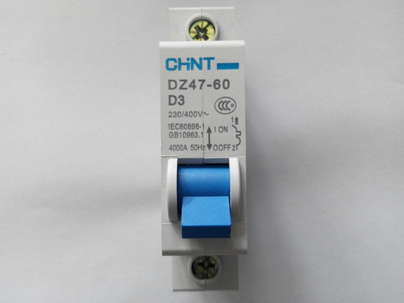 正泰空气开关断路器DZ47-60 1P D3A