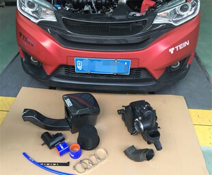 适配本田飞度GK5 1.5涡流3三代EDDY碳纤进气风箱冬菇头套装改装