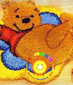 cc段段绣/毛线绣/地毯绣/绒绣/钩针绣 地垫DIY坐垫 Winne(2件包邮