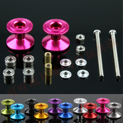 自制田宫四驱车改装配件 13-12mm 铝合金双头轴承导轮15398 95231