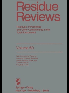 【预售】Residue Reviews: Residues of Pesticide