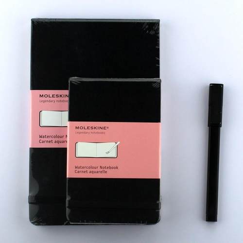 意大利MOLESKINE专业水彩画本子
