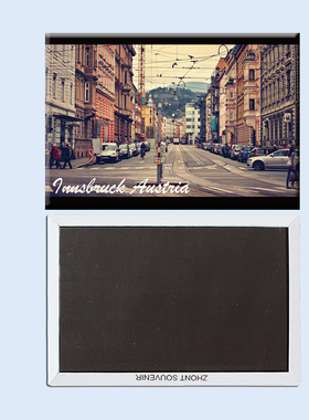 奥地利因斯布鲁克街景 磁性冰箱贴 导游小礼品 家居小摆件22823