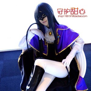 守护甜心妖狐X仆SS青鬼院蜻蛉 80CM蓝色假毛现货cosplay动漫假发