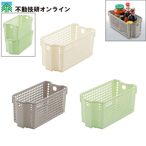 FUDOGIKEN置物筐进口缝隙可叠加