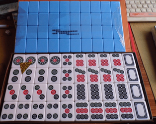 筒子工二八杠斗牛麻将牌40张家用大号筒子牌菱形筒子杠