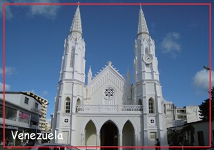 定制 委内瑞拉 加拉加斯大教堂 旅游冰箱贴磁性贴20467