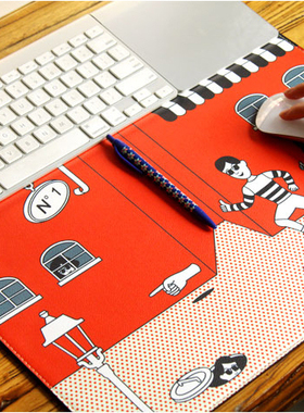 【满58包邮】韩国款 BENTOY 怪叔叔 超大鼠标垫 桌垫 4款