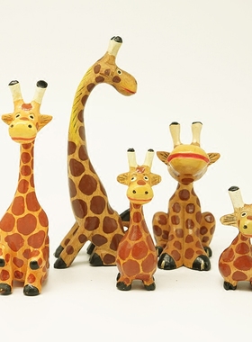 东南亚风手绘摆件实木工艺品