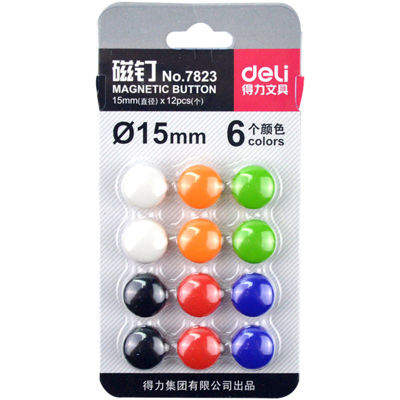 得力7823彩色磁钉 吸铁石 白板磁珠磁石办公用品固定磁扣 小磁铁|ruв категории электронный словарь/электрический бумажных книг/канцелярские принадлежности, других культурных товаров - от Buy2taobao.com для оказания профессиональной услуги покупки агента Taobao