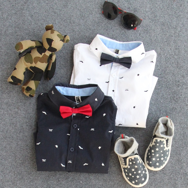 Chemise garcon à manche longue - Ref 2075212 Image 1