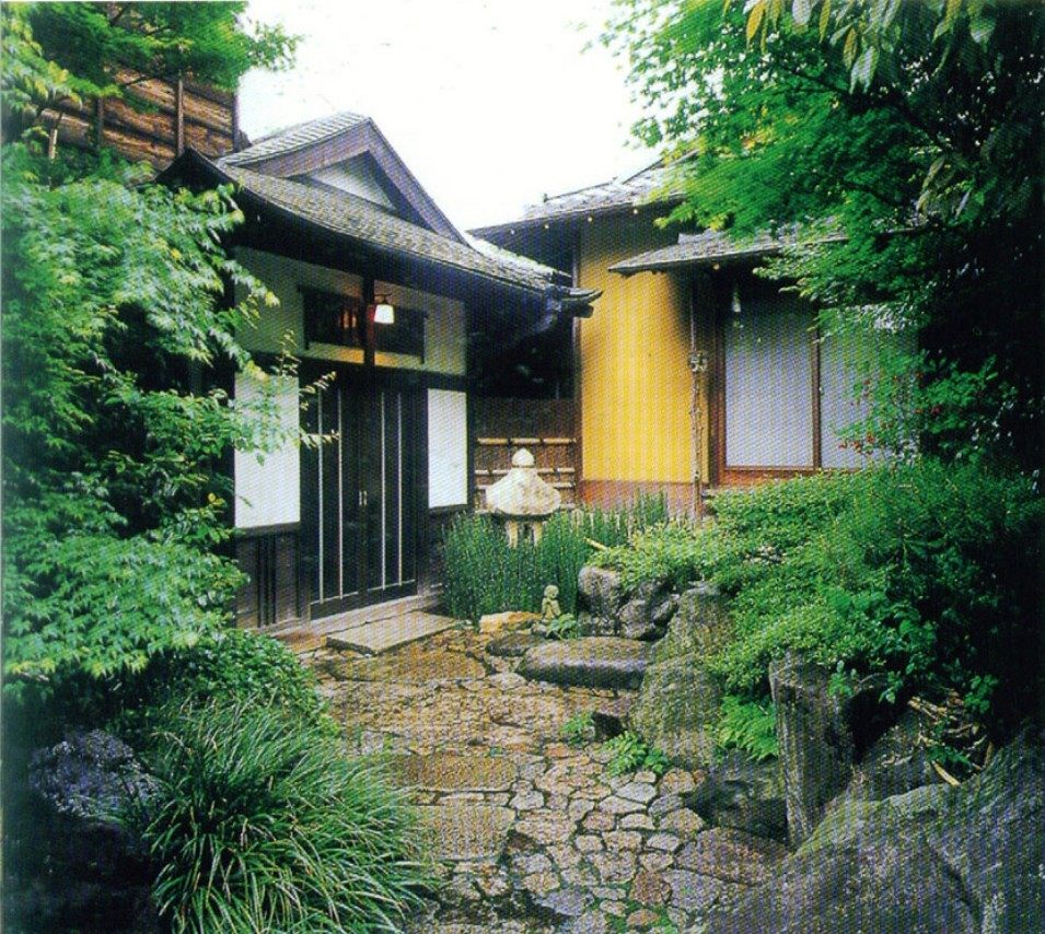 日本禅意风格庭院 日式景观园林景致设计方案参考资料jpg素材