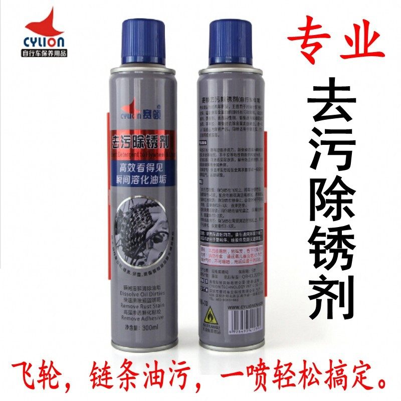赛领自行车飞轮链条牙盘油污喷雾式零件螺丝除锈剂养护配件包邮
