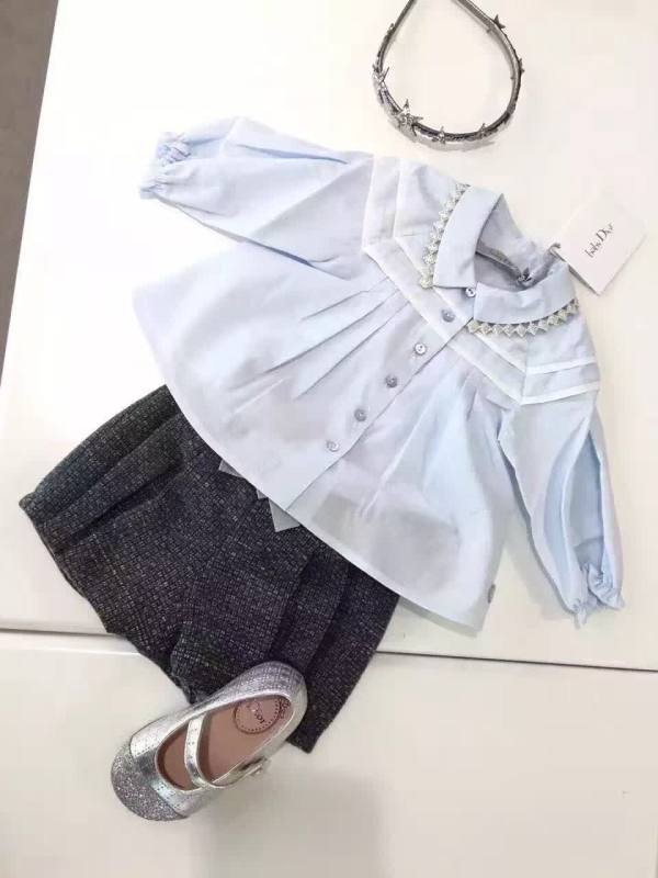 Chemise fille à manche longue - Ref 2086147 Image 1