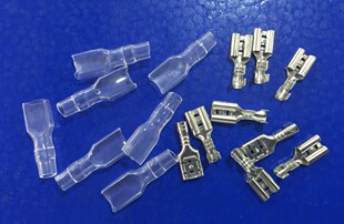 接插端子 4.8插簧母端子 187接线端子 4.8母端子配护套 100套