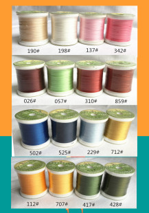 出口拼布线 手缝线 28色可选 SK蝴蝶牌贴布 DIY布艺线