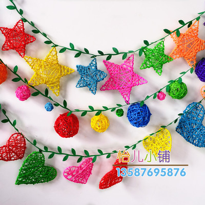 空中吊饰挂饰环创幼儿园环境布置