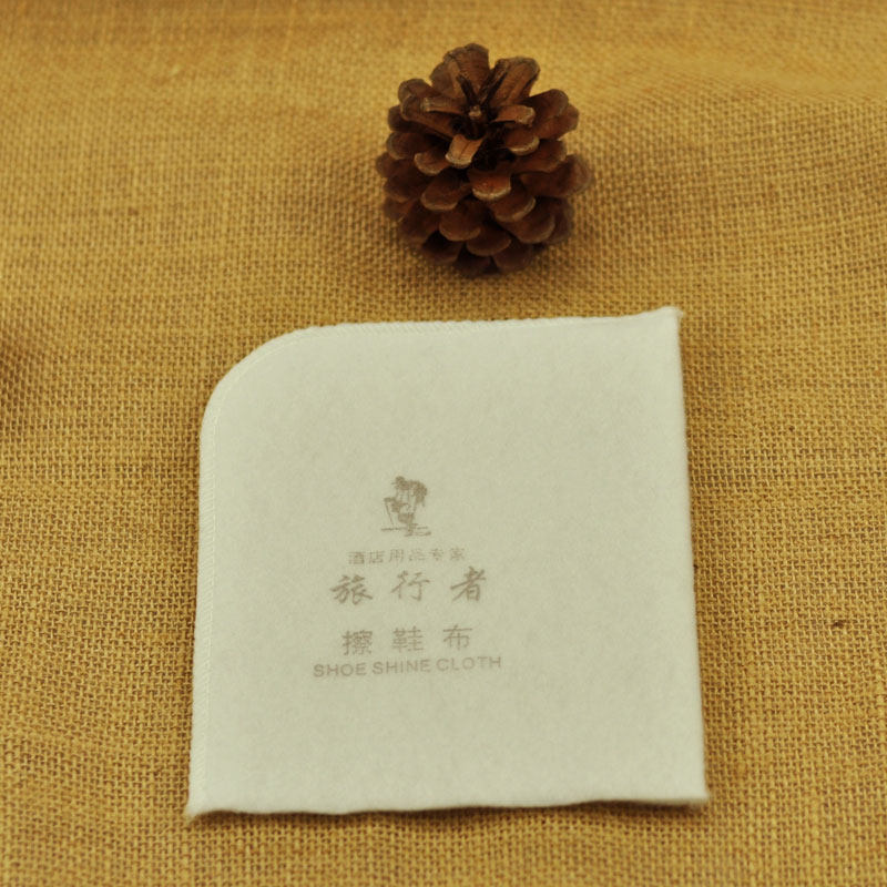 旅行者一次性擦鞋布 无纺布鞋擦 酒店宾馆旅店用 100个