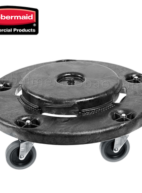 乐柏美BRUTE®小车FG264000BLA 圆形旋转脚轮配FG263200 FG265500