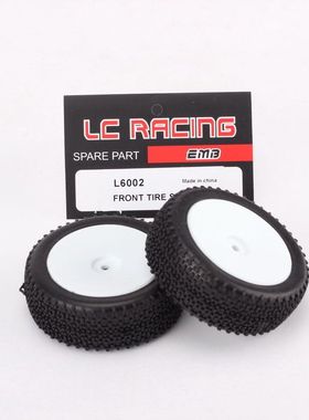 LCRacing L6002 1:14越野车原厂前轮轮胎窄两只装 越野用 6元运费
