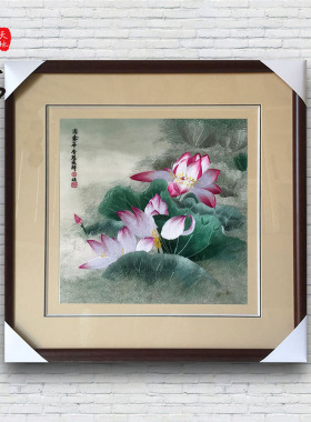 刺绣手工成品挂画客厅装饰苏绣