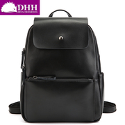 DHH European leisure shoulder bags leather women's Bao Yinglun simple campus college backpack style schoolbags