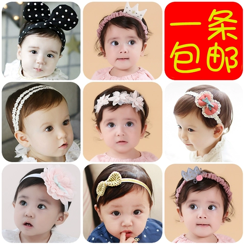 Детская милая повязка на голову, тиара для принцессы для девочек, ободок, детские шпильки для волос, аксессуар для волос, в корейском стиле
