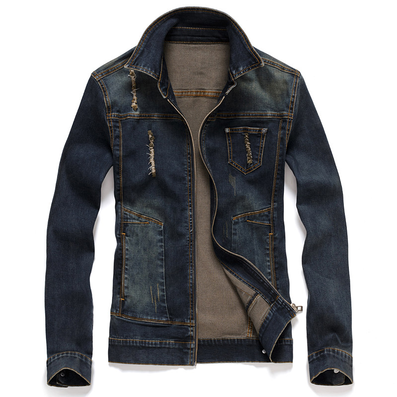 褲6秋裝潮流薄夾克男牛仔外套修身韓版牛仔衣日系休閑夾克男5在類目 男裝, 夾克中 - 來自Buy2taobao.com提供專業的淘寶代購服務