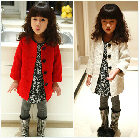 Manteau pour fille en mélange - Ref 2162327 Image 1