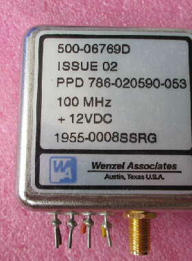 Wenzel Associates PPD786-020590-053 RF 100MHz 100MHz恒温晶振