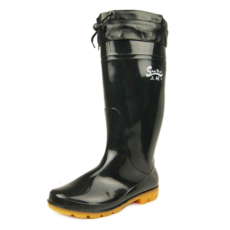 Chaussures - bottes caoutchouc homme pour hiver - semelle tendon - Ref 960902 Image 3